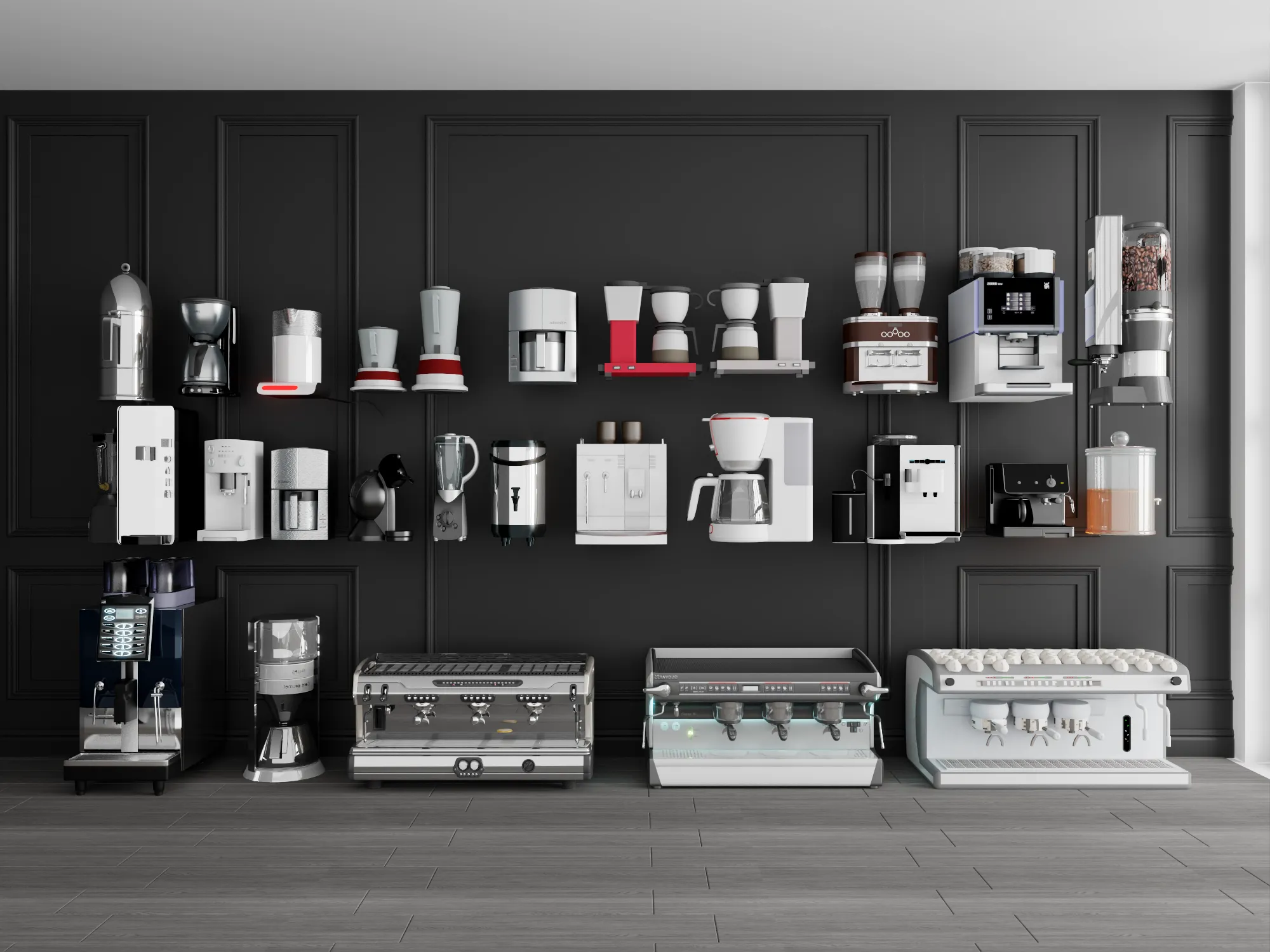 3D model Coffee Machine Espresso Maker VR / AR / low-poly | CGTrader
