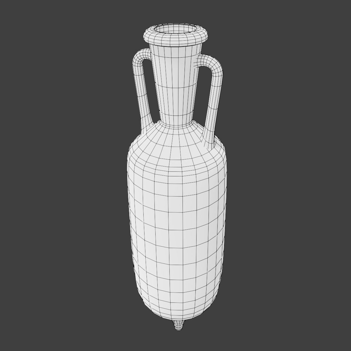 Amphora 04 PBR Low-poly 3D model_4