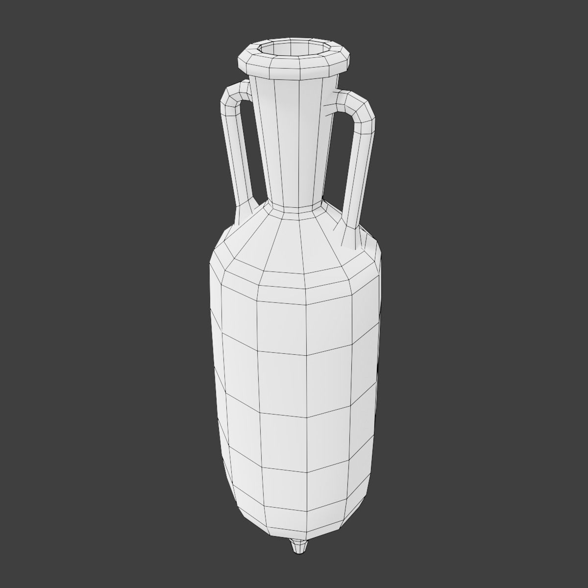 Amphora 04 PBR Low-poly 3D model_3