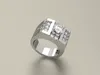 Mens Diamond Signet Ring 3D Model White Gold Solitaire Ring 3D model 3D ...