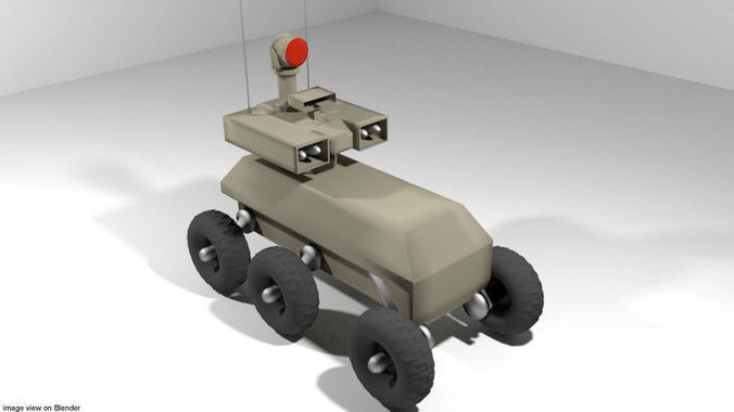 Drone - UGV MULE 3D model