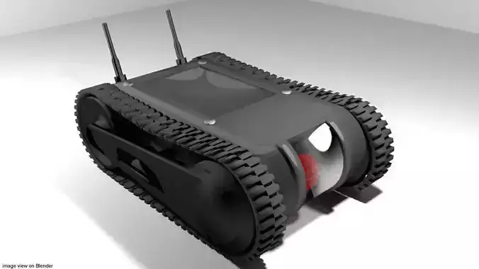 Drone - UGV Robot Tank
