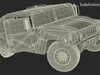 Military Humvee Vehicle Rigged 3D model rigged | CGTrader