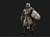 3D model Medieval Crusader Veteran Knight VR / AR / low-poly | CGTrader