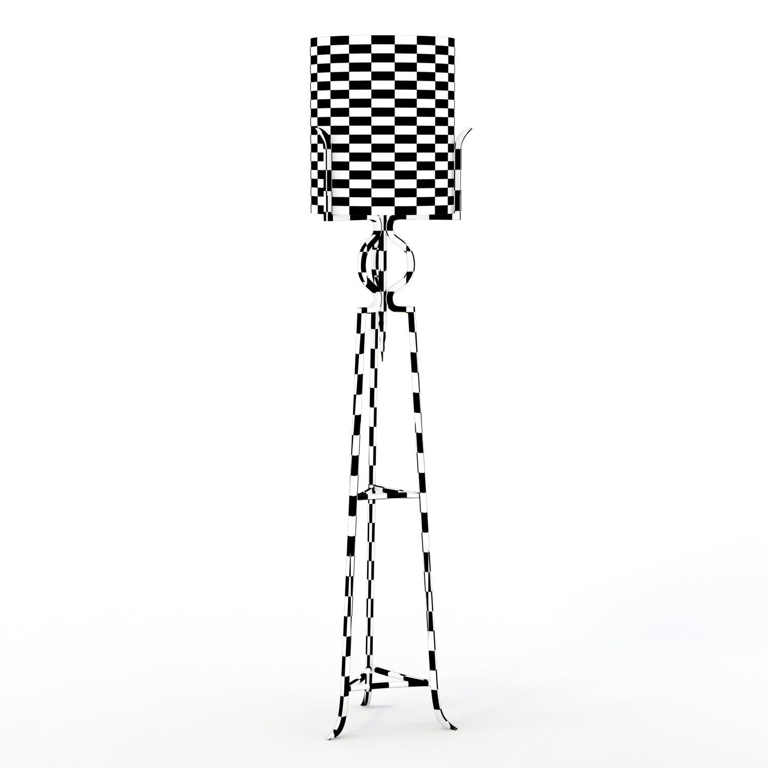 Arteriors Hendrik Floor Lamp 3D model_1