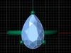 Pear Solitaire Ring 3D Print Model 3D model 3D printable | CGTrader