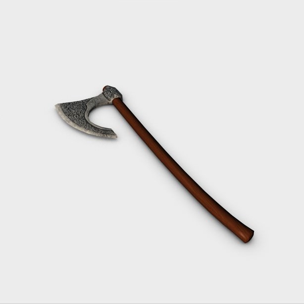 Ancient medieval swords collection 3D model_2