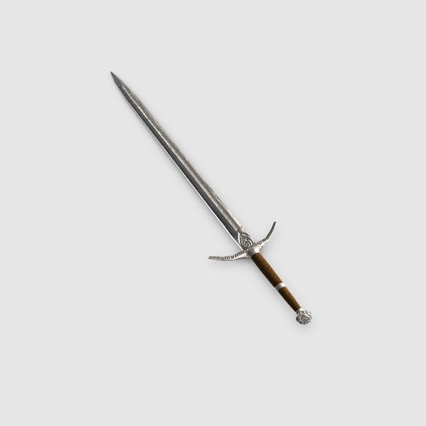 Ancient medieval swords collection 3D model_6