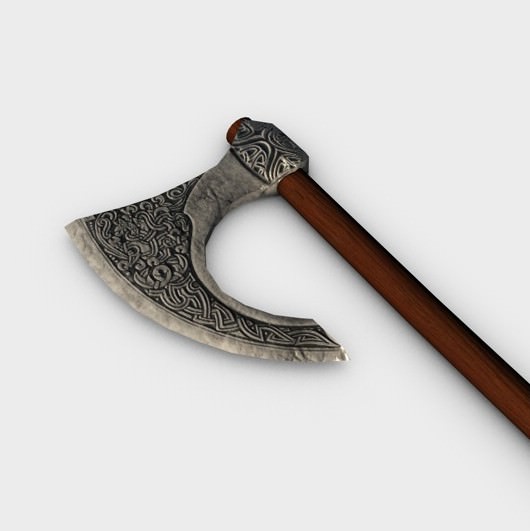 Ancient medieval swords collection 3D model_1