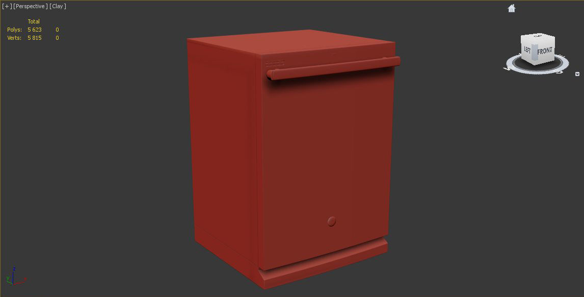 GE Dishwasher with Hidden Controls GDT53PSJSS 3D model_6