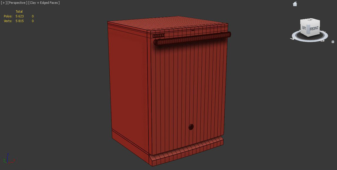 GE Dishwasher with Hidden Controls GDT53PSJSS 3D model_7