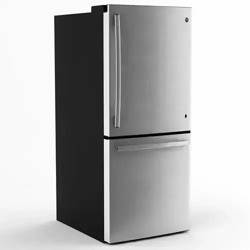 GE ENERGY STAR Bottom-Freezer Refrigerator GBE21DS 3D model