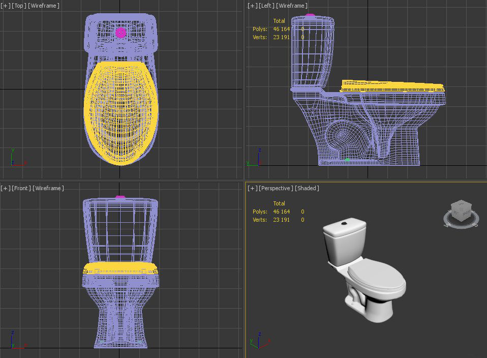KOHLER STERLING Karsten Toilet 402028 3D model CGTrader