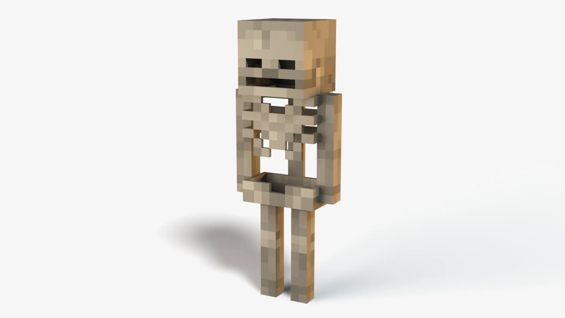 Skeleton Entity Model Minecraft 3D model Minecraft Skeleton VR / AR / low-poly | CGTrader