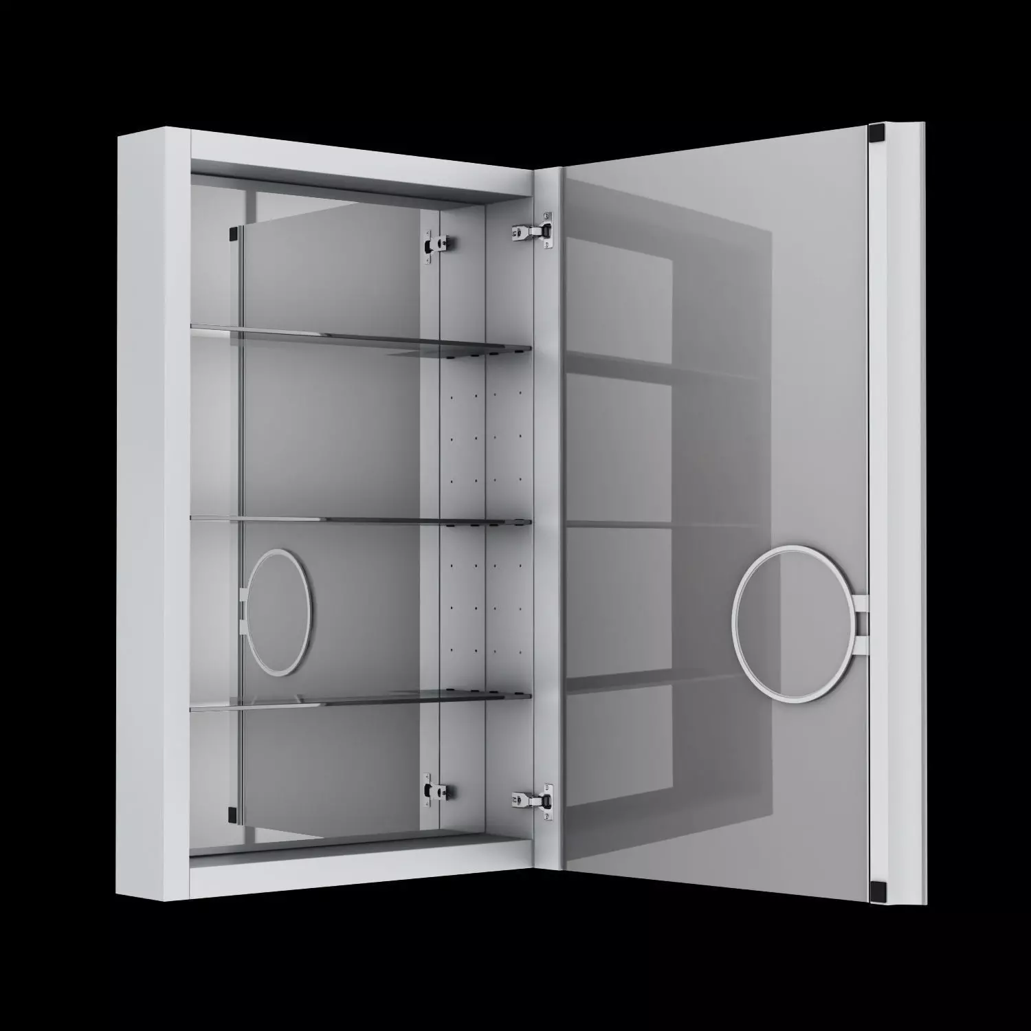 Kohler Verdera Mirrored Cabinet K-99003-SCF 3D model_0