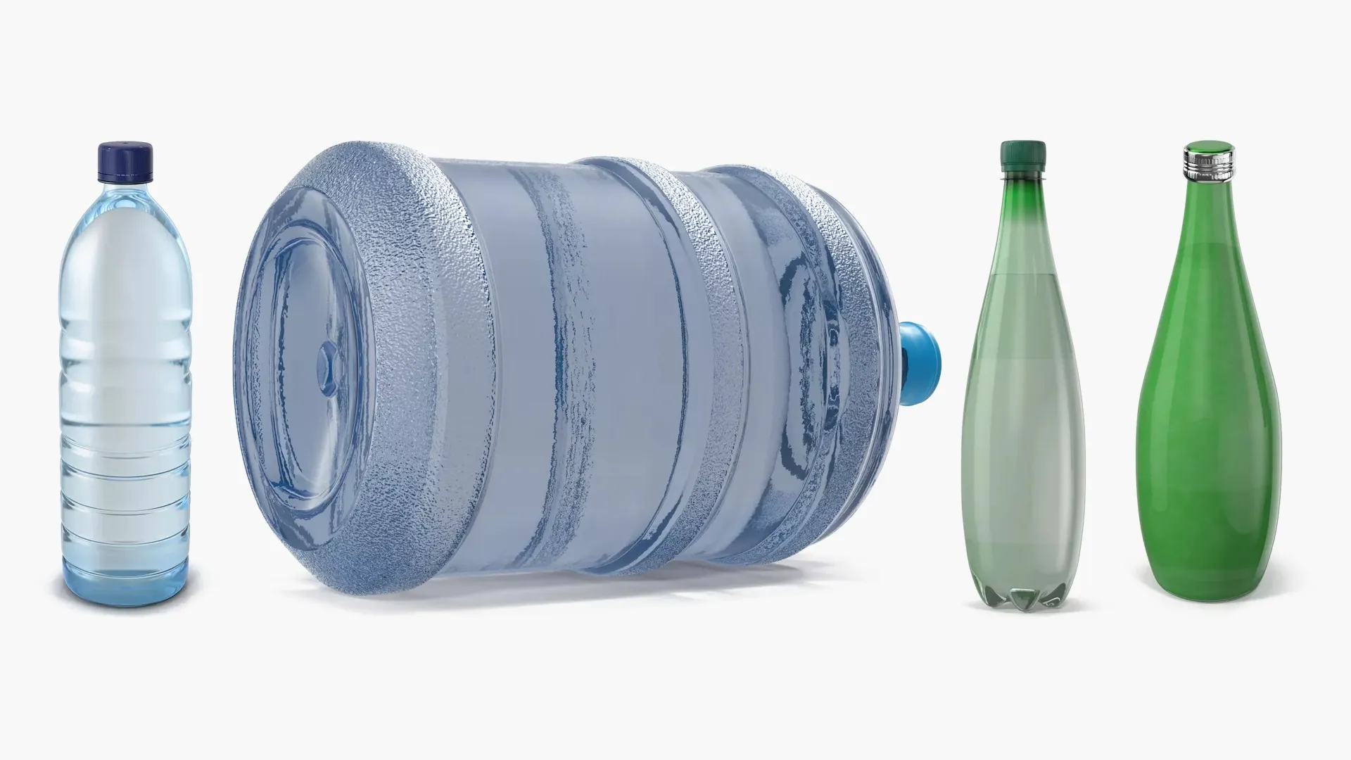 Water Science Model Water Bottles Collection 3D Model Pack | CGTrader