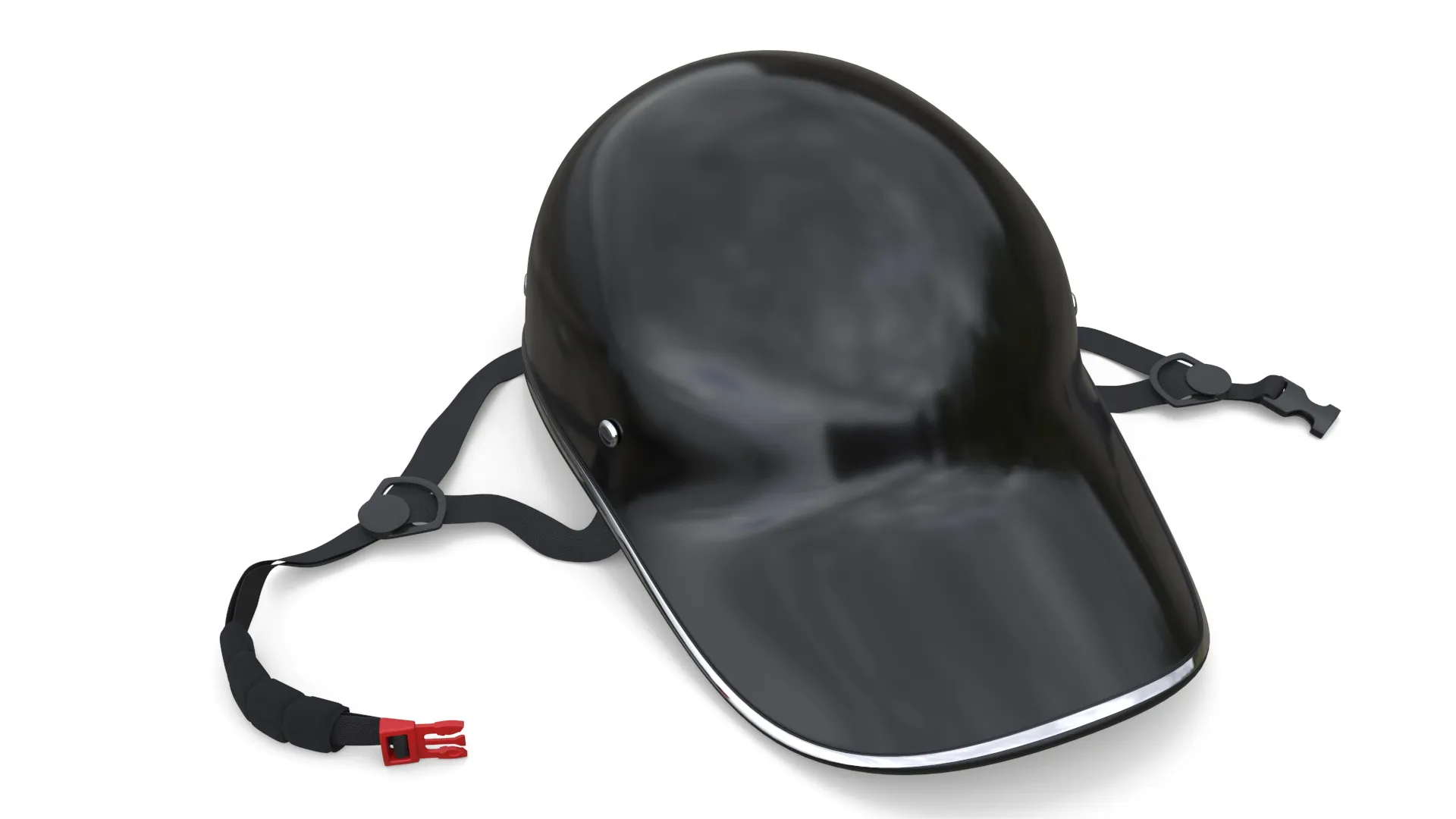 Bike Helmet Black Plastic 3D model | CGTrader