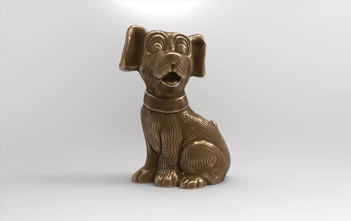 Cheerful Puppy 3D print model_0