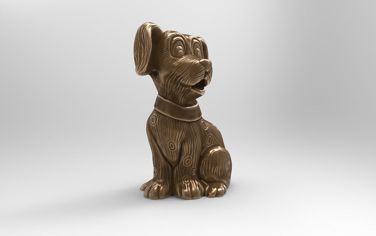 Cheerful Puppy 3D print model_2