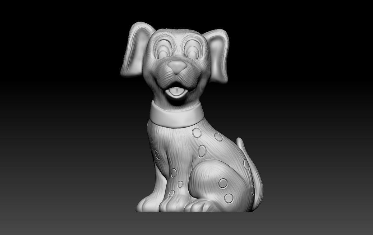 Cheerful Puppy 3D print model_5