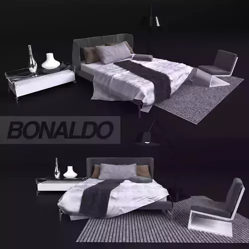 Bed in modern style  Bonaldo