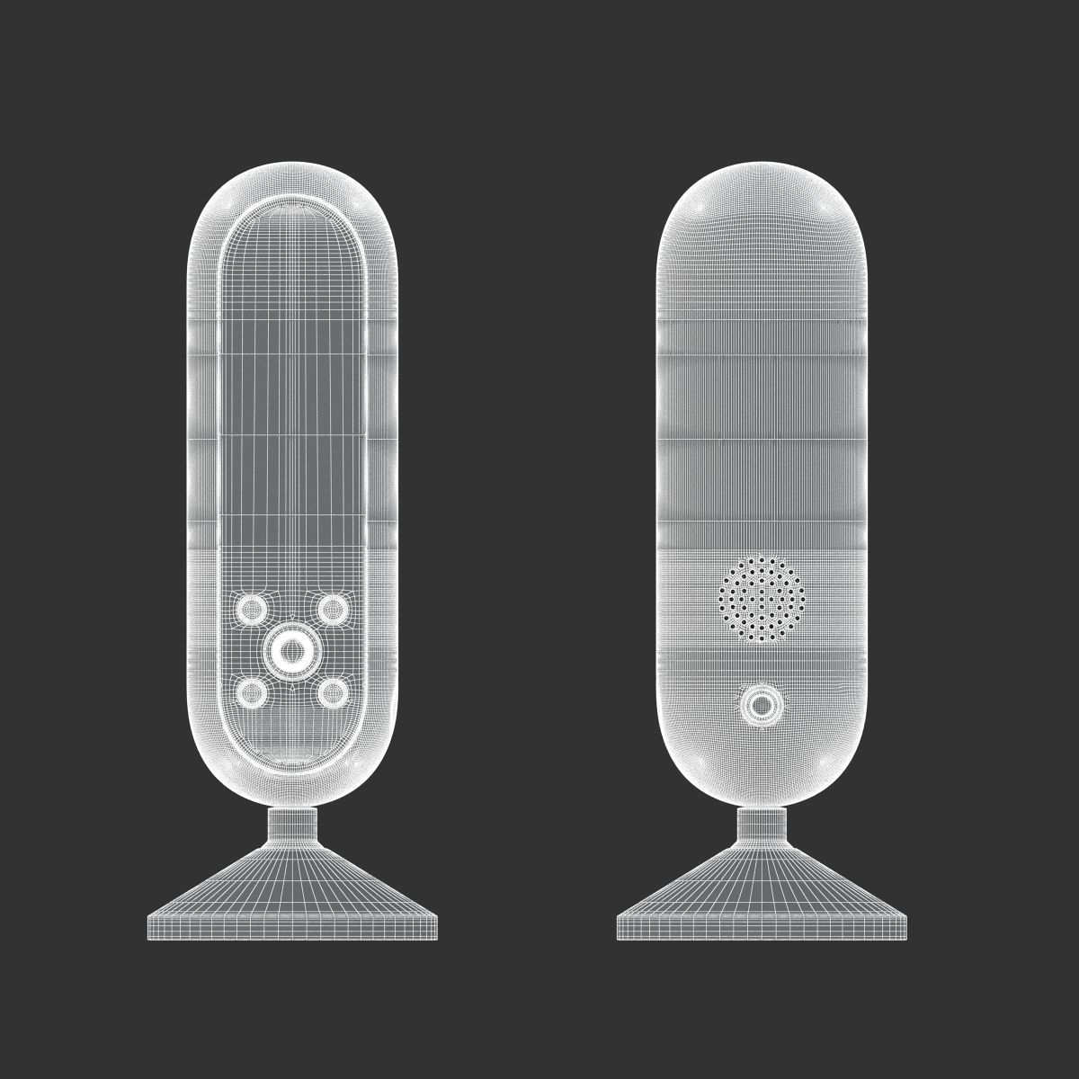 New Amazon Echo Look 2017 3D model_11