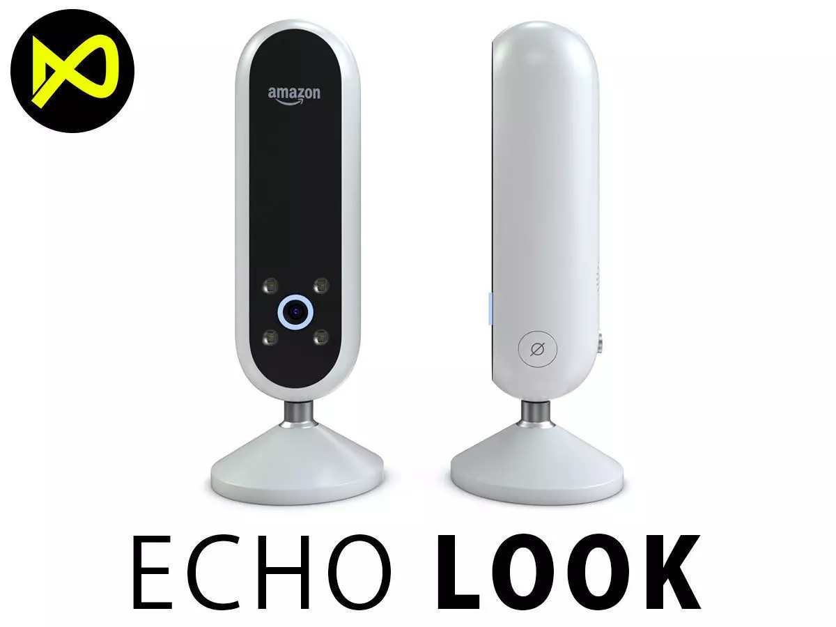 New Amazon Echo Look 2017 3D model_0