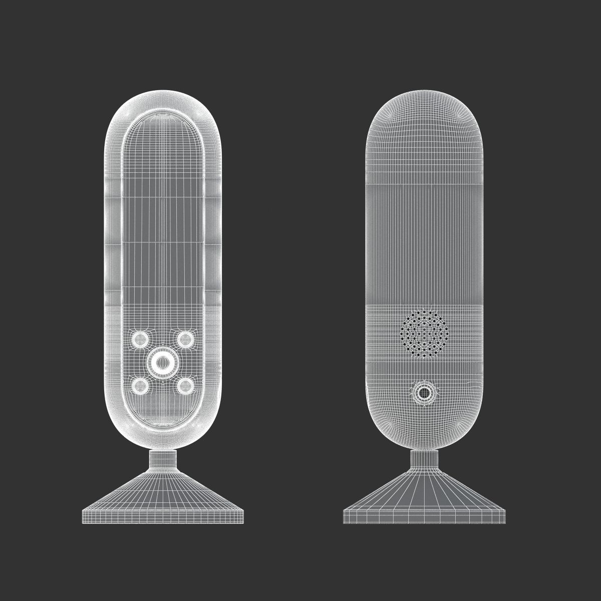 New Amazon Echo Look 2017 3D model_7