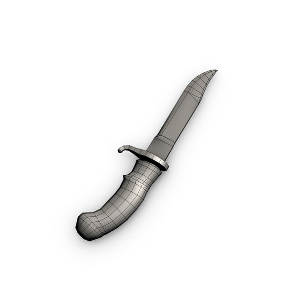 Low poly weapons pack collection 3D model_17