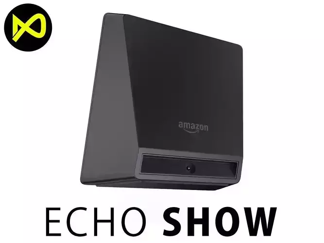Amazon Echo Show 2017 3D model