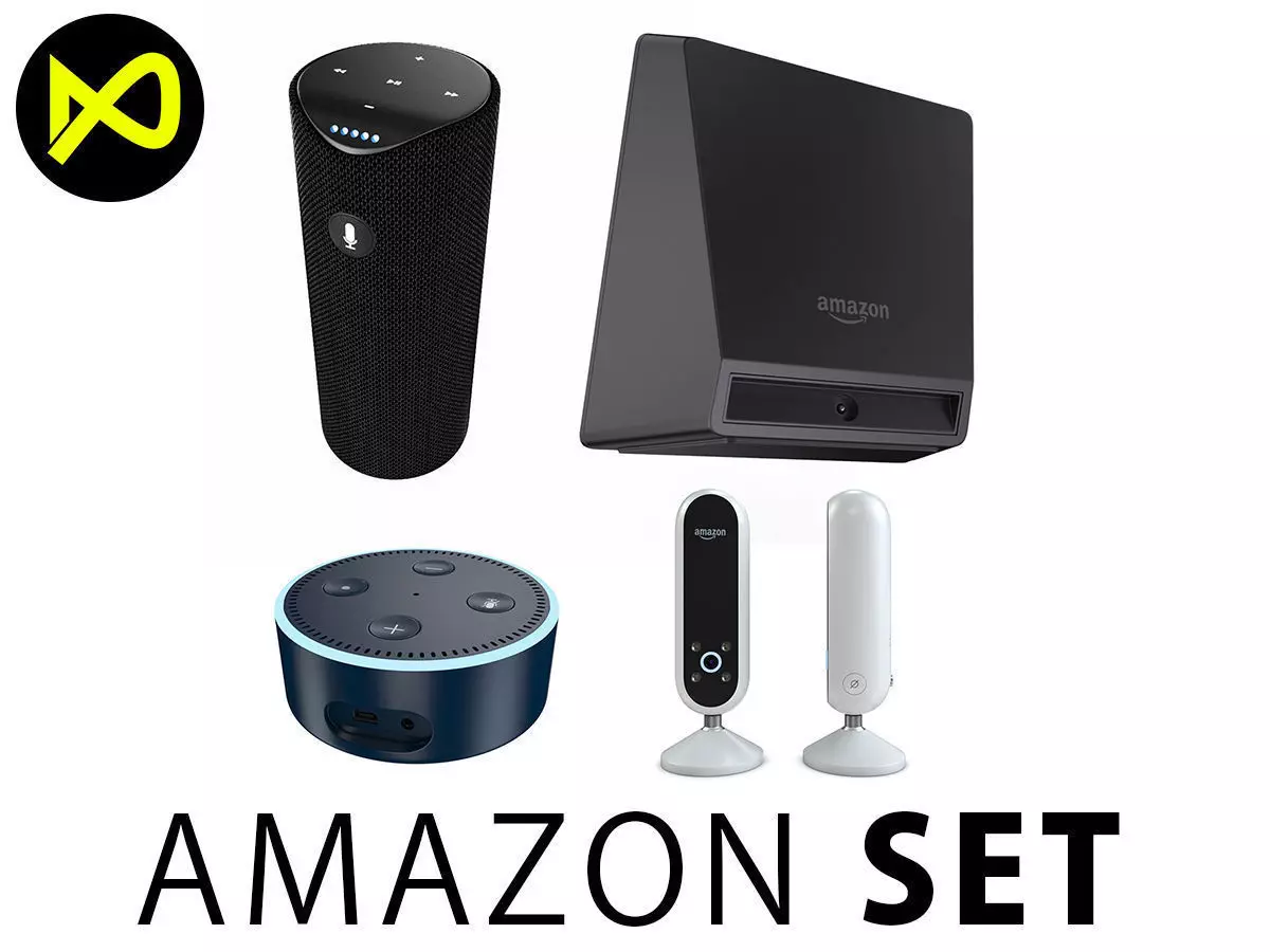 Amazon Electronics Collection 3D model_0