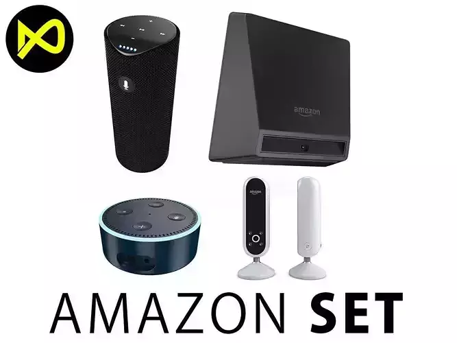 Amazon Electronics Collection 3D model