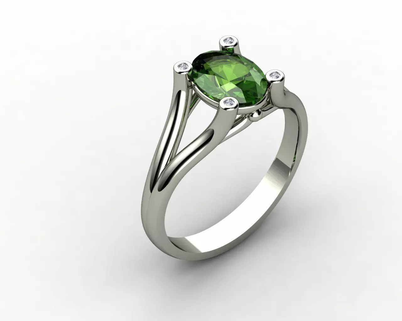 Oval Ring 3D print model