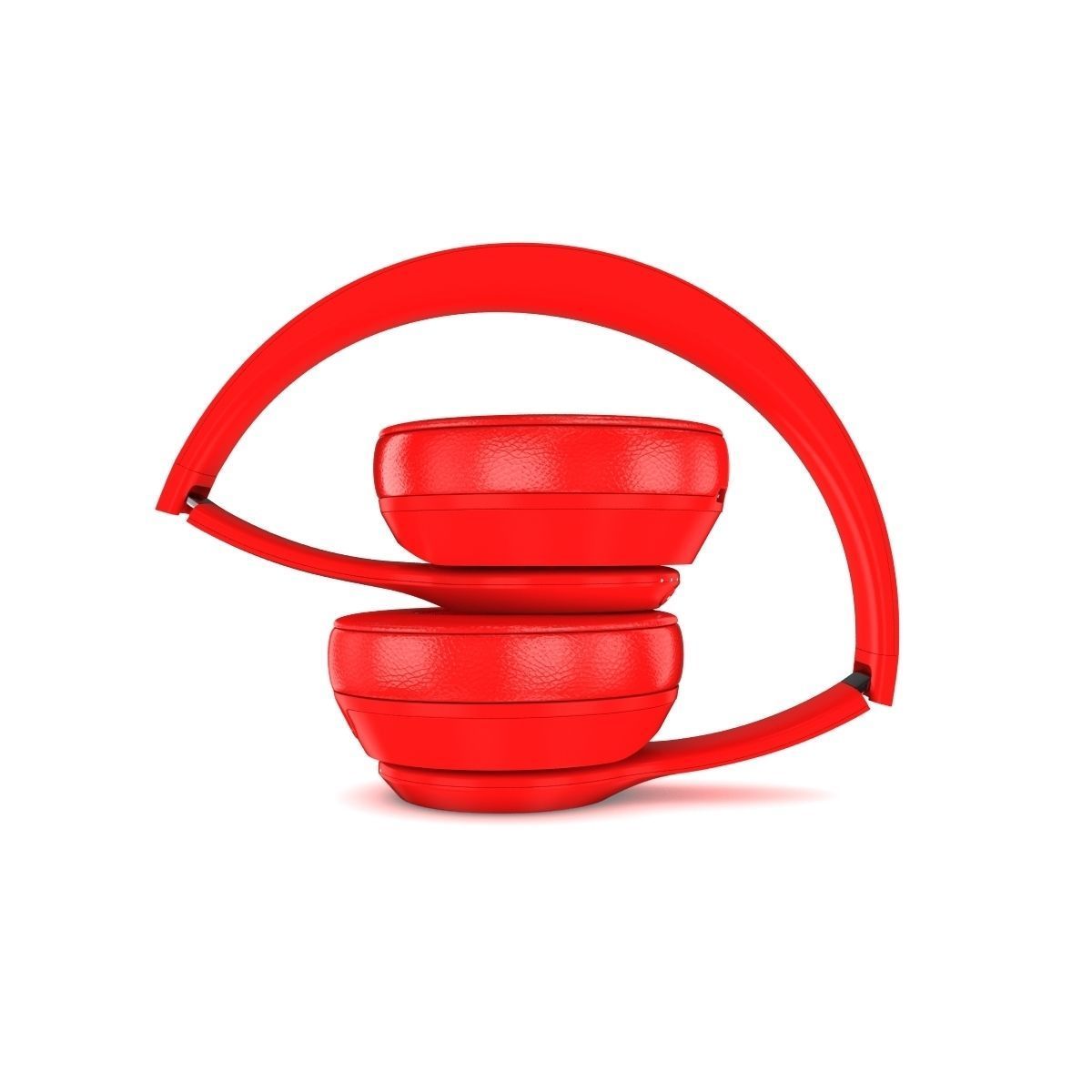 Apple Beats Solo3 Wireless On-Ear Headphones Red 3D model_10