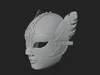 Feathered Venetian Mask Statue Design 4 - 3D Print Model 3D model 3D ...