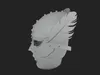 Feathered Venetian Mask Statue Design 4 - 3D Print Model 3D model 3D ...