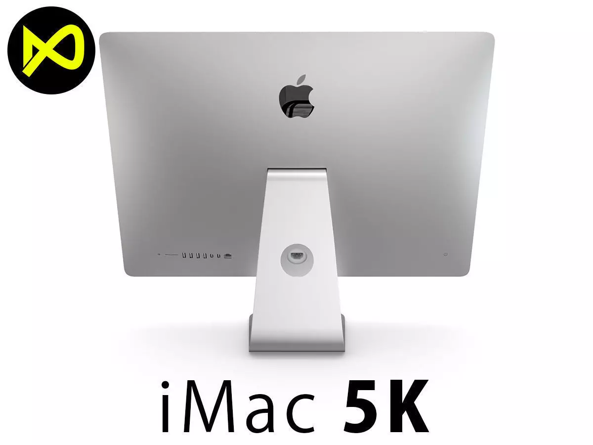 Apple iMac 5K 27 Inch Monitor 3D model_0
