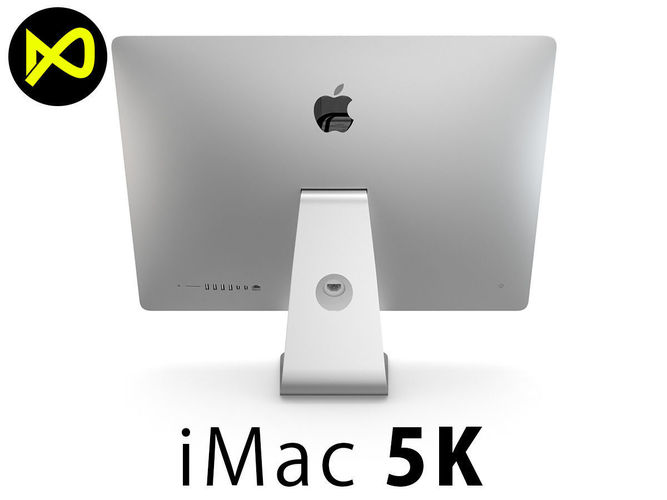 Apple iMac 5K 27 Inch Monitor 3D model