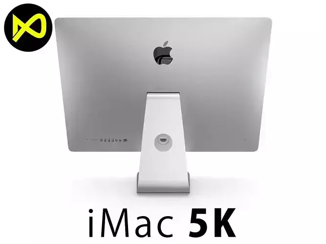 Apple iMac 5K 27 Inch Monitor 3D model