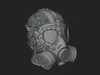 Steampunk Gas Mask Statue Design 4 - 3D Print Model 3D model 3D ...