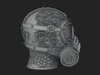 Steampunk Gas Mask Statue Design 4 - 3D Print Model 3D model 3D ...