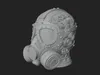 Steampunk Gas Mask Statue Design 4 - 3D Print Model 3D model 3D ...