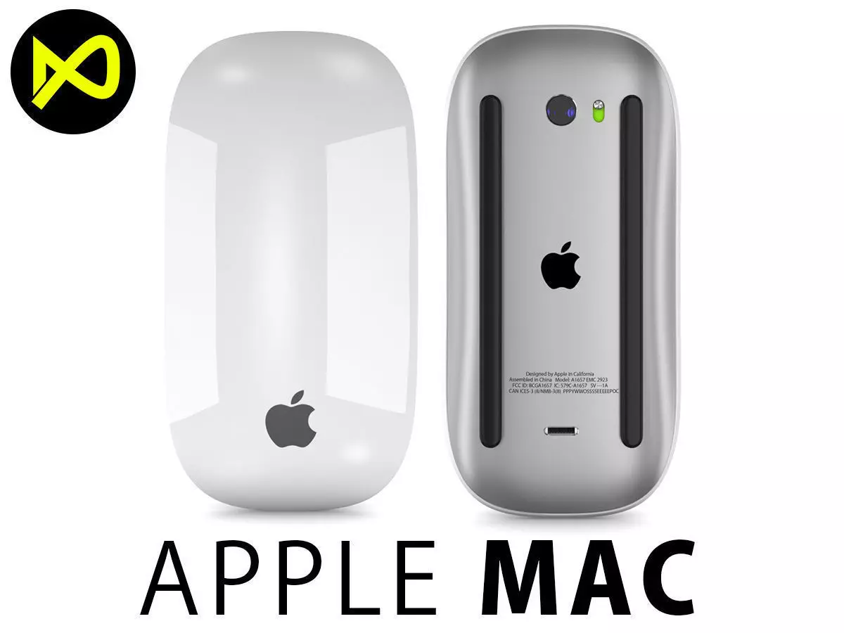 Apple Magic Mouse 2 3D model_0
