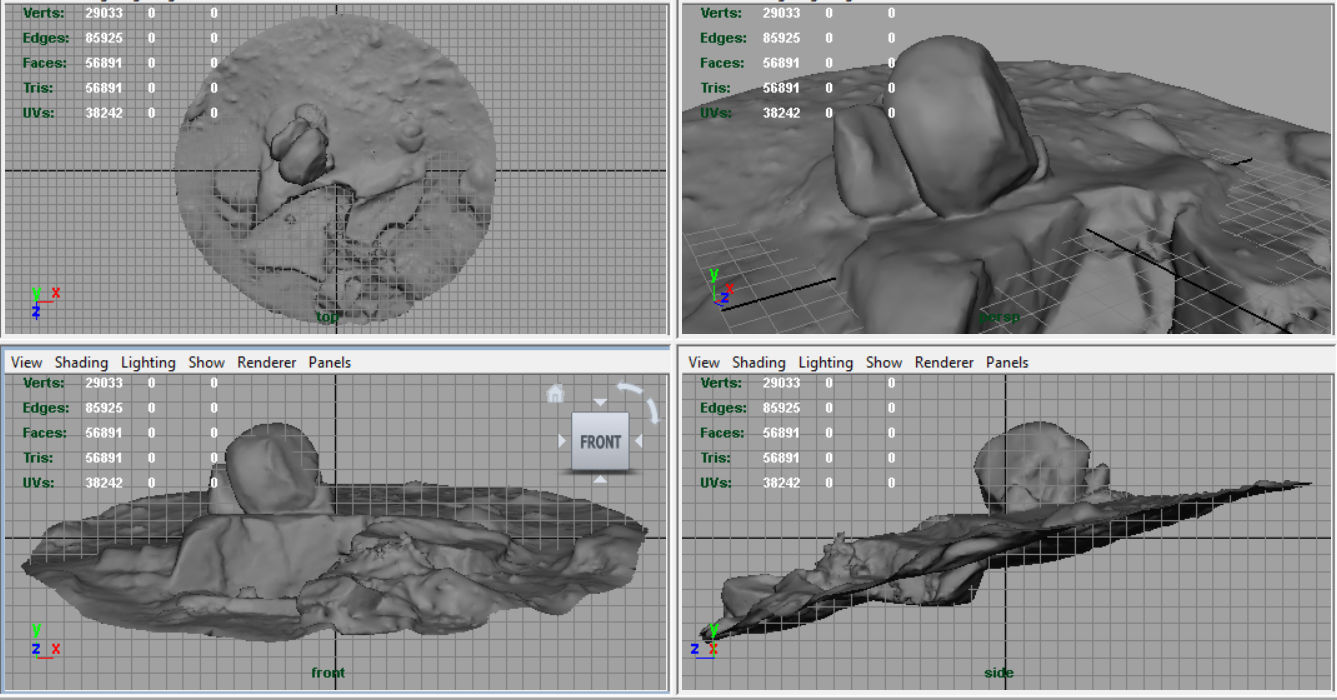 Rock 22  Low-poly 3D model_8