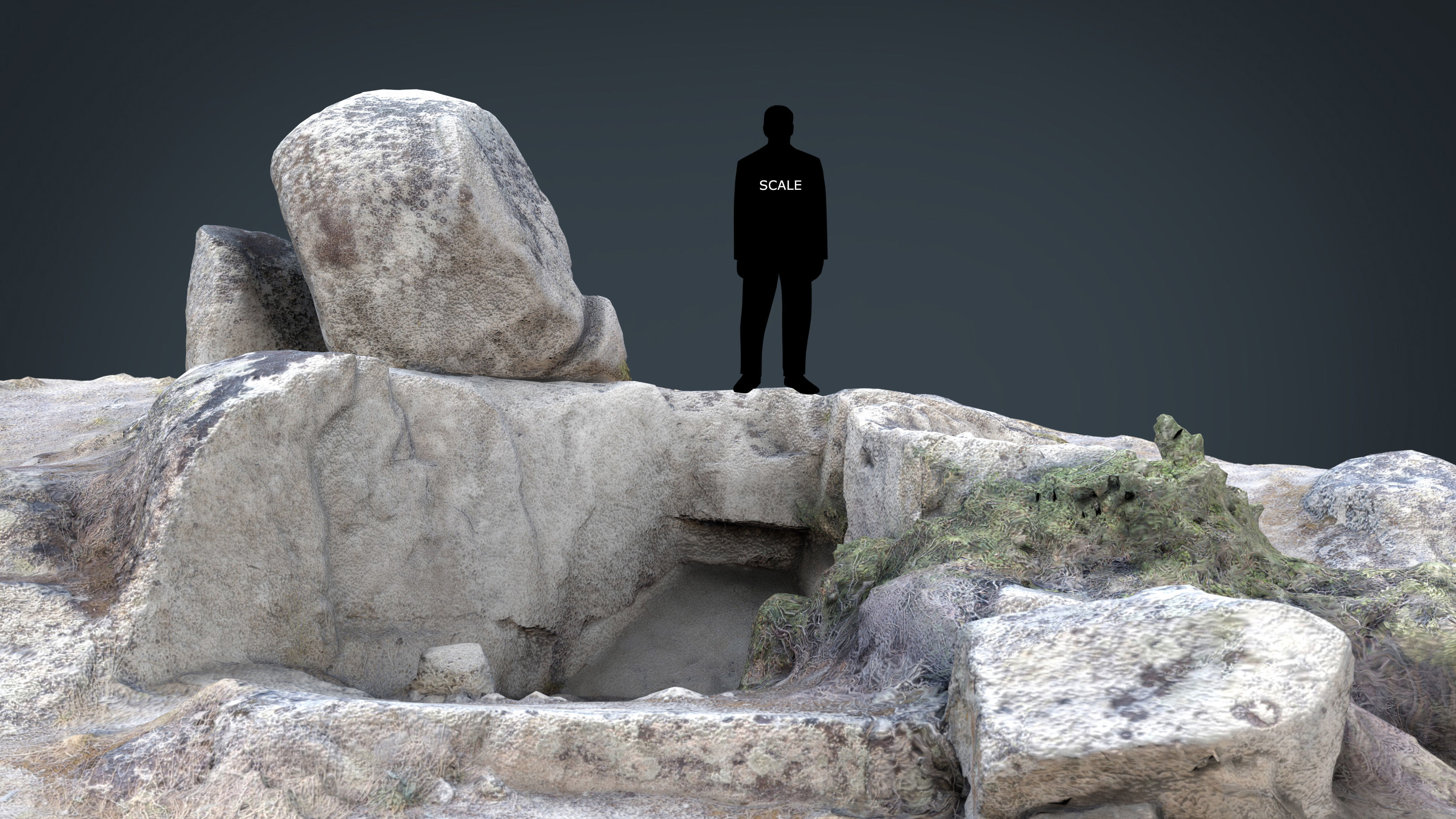 Rock 22  Low-poly 3D model_2