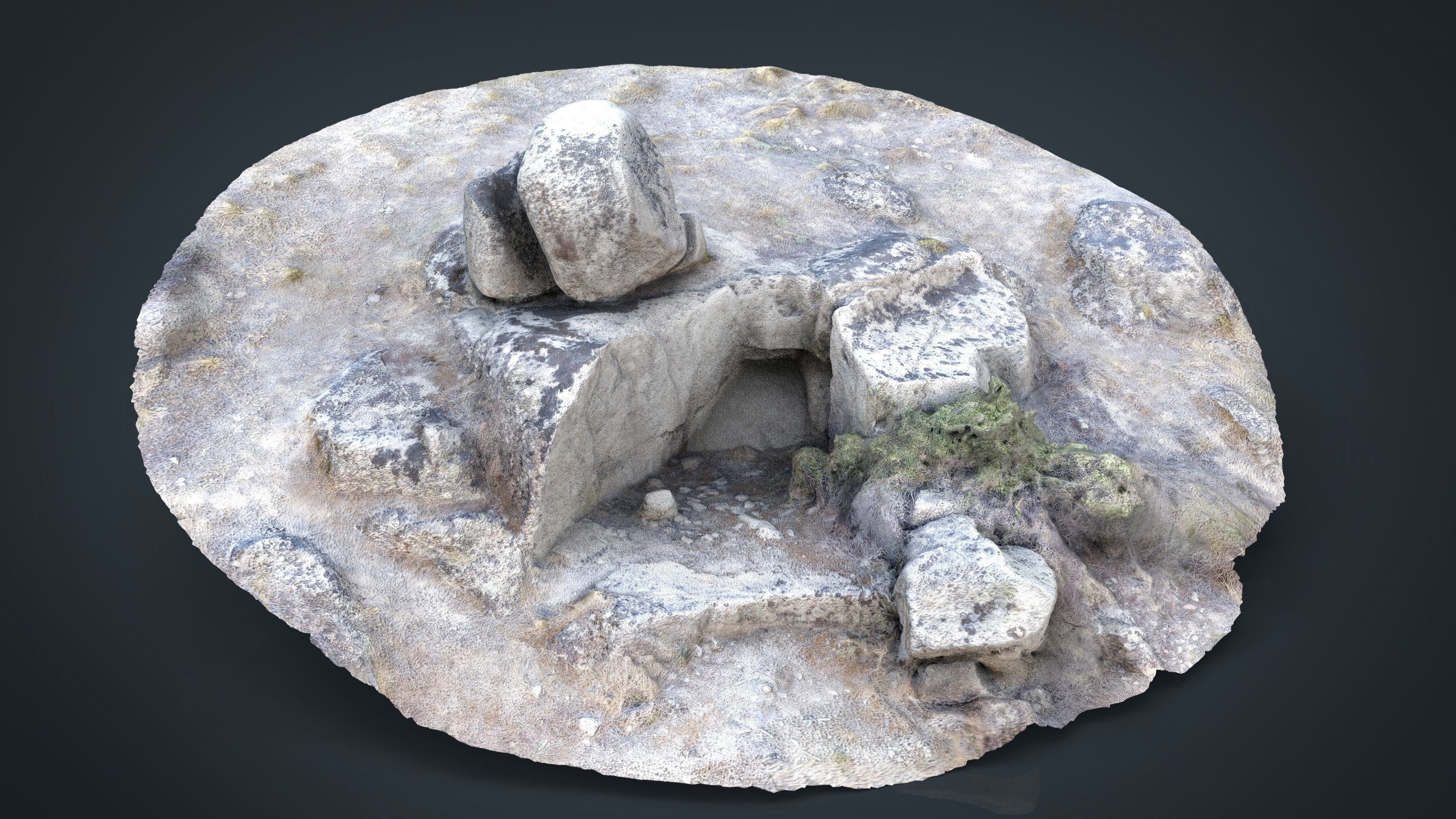 Rock 22  Low-poly 3D model_18