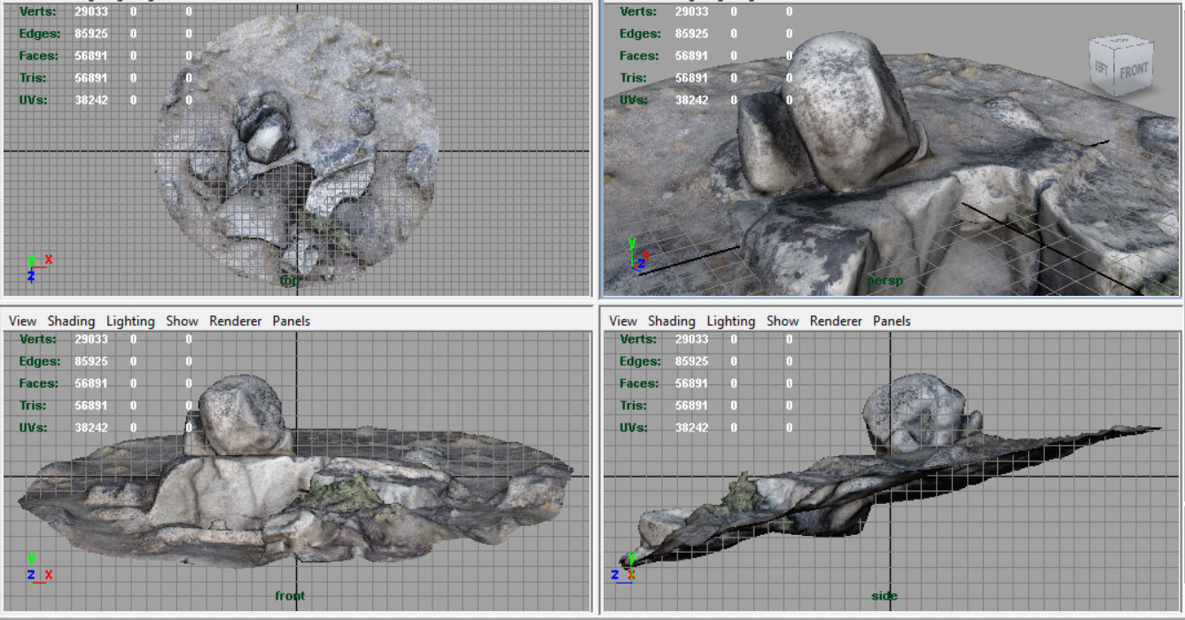 Rock 22  Low-poly 3D model_10