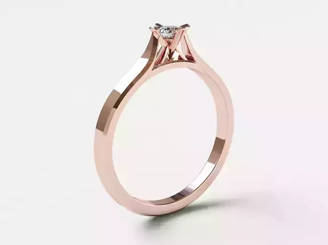 Ringmodel128- X Engagement ring