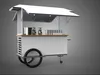 STREET FOOD CART TROLLEY BEVERAGE STALL VENDING BOOTH KIOSK BAR 3D ...