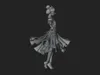 Dancing Ballet Lady Statue Design 4 - 3D Print Model 3D model 3D ...